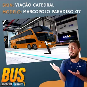 Imagem de capa para o Curso online Skin Viação Catedral - Marcopolo Paradiso G7