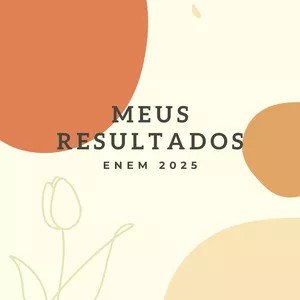 Imagem de capa para o Ebook Meus resultados enem 2025