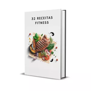 Imagem de capa para o Ebook 32 Receitas Fitness