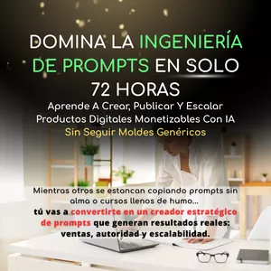 Imagen de portada para Ebook 🔥 PROMPT MASTERY