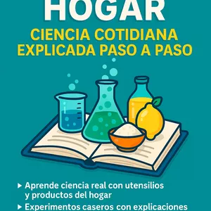 Imagen de portada para Ebook "Química del Hogar: Ciencia Cotidiana Explicada Paso a Paso” 