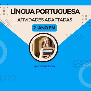 Imagem de capa para o Ebook Língua Portuguesa 2º ano EM Atividades Adaptadas 