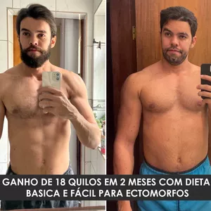 Imagem de capa para o Ebook COMO GANHAR 18 QUILOS EM 2 MESES SENDO MAGRO 