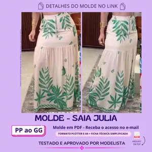Imagem de capa para o Curso online MOLDE SAIA JULIA