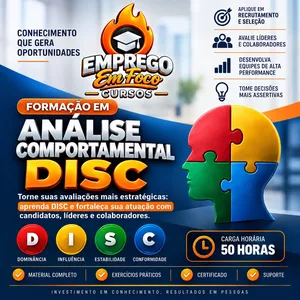 Imagem do curso Formação em Análise Comportamental DISC – 50 Horas