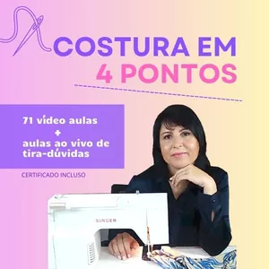 Costura em 4 Pontos