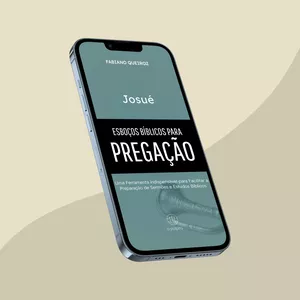 Imagem de capa para o Ebook Esboços Bíblicos Para Pregação - Josué