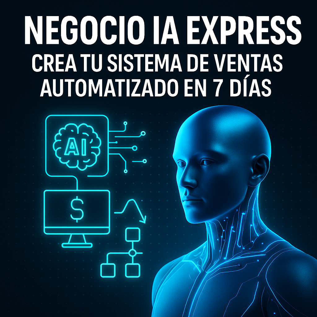 Portada del curso Negocio IA Express: Crea tu Sistema de Ventas Automatizado en 7 Días