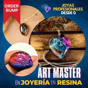Imagen de portada para Curso online Art Máster en Joyería En Resina