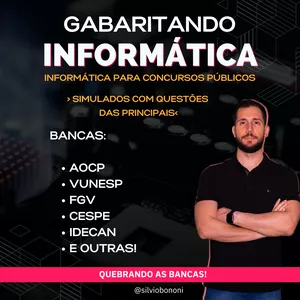 Imagem de capa para o Curso online Material extra: 500 Questões comentadas de informática