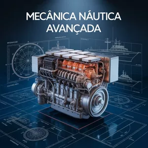 Imagem de capa para o Ebook Curso de Mecânica Náutica Avançada