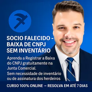 Imagem do curso Baixa CNPJ com Sócio Falecido