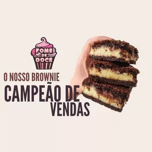 BROWNIE RECHEADO 2.0 - FOME DE DOCE