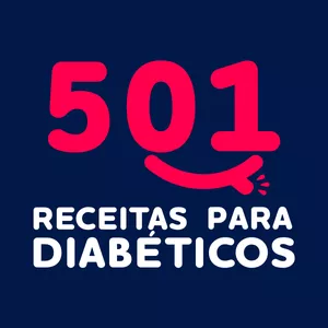 Imagem de capa para o Ebook 501 RECEITAS PARA DIABÉTICOS