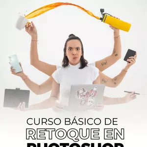 Imagen de portada para Curso online Curso Básico de Retoque Fotográfico en Photoshop