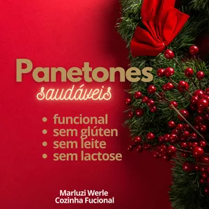 Panetones Saudáveis / sem glúten - sem leite>