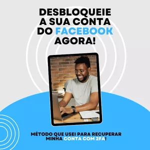 Imagem de capa para o Ebook Desbloqueie o Seu Facebook com 2FA em Minutos - Método Comprovado