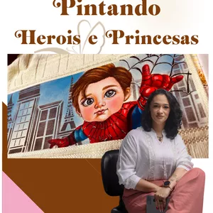 Imagem do curso Curso de Pintura em Tecido - Pintando Princesas e Heróis