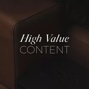 Imagem de capa para o Curso online High Value Content