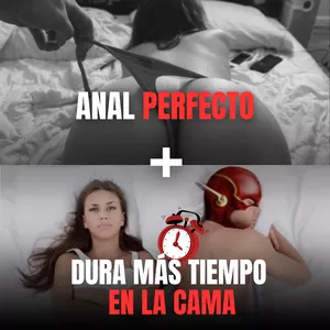 Imagen de portada para Curso online  COMBO - Anal Perfecto + Cómo Durar Más Tiempo en la Cama