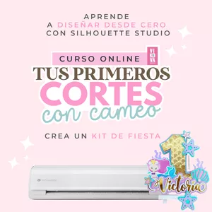 Imagen de portada para Curso online TUS PRIMEROS CORTES CON SILHOUETTE CAMEO 