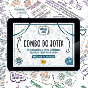 Imagem de capa para o Ebook Combo do Jotta - Mapas mentais de Dir. Penal e Dir. Processual Penal