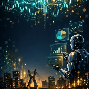 Imagem de capa para o Ebook IA como seu Analista Financeiro — Guia Completo para Iniciantes