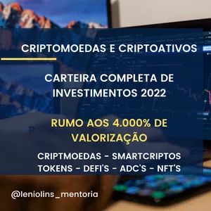 Imagem principal do produto Criptomoedas / Criptoativos - Carteira de Investimentos 2022