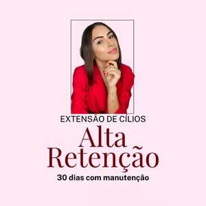 Imagem de capa para o Ebook Alta Retenção nas Extensão de Cilios