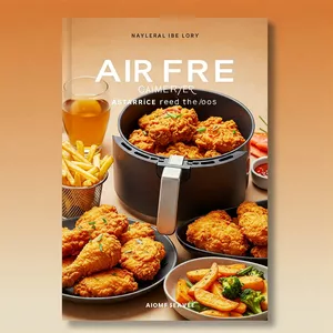 Imagen de portada para Ebook Domina tu Air Fryer: 🧑‍🍳 Recetas que te Harán el Rey de la Cocina 🔥🍗