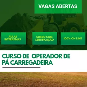 Imagem principal do produto CURSO DE OPERADOR DE PÁ CARREGADEIRA 