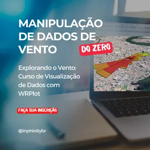 Imagem de capa para o Curso online Explorando o Vento: Curso de Visualização de Dados com WRPlot