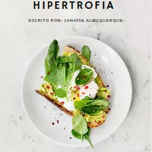 Imagem de capa para o Ebook Cardápio De emagrecimento e hipertrofia