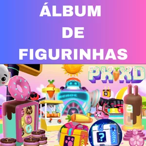 Imagem de capa para o Ebook ÁLBUM DE FIGURINHAS PK XD