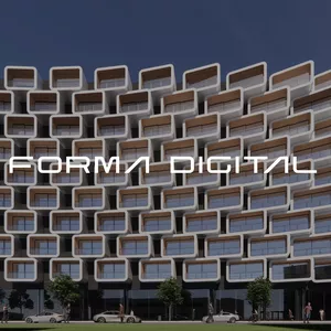 Imagem de capa para o Curso online Forma Digital 2025 - Rhinoceros para Arquitetura