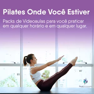 Imagem de capa para o Curso online Pilates Onde Você Estiver - Pack Completo