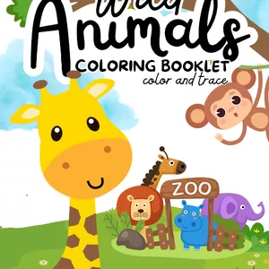 Cover image for Ebook Wild Animal Coloring Book