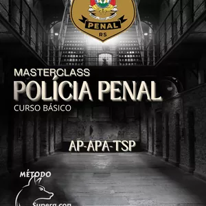 Imagem de capa para o Curso online Master Class  Susepe Polícia Penal RS Método Supera.con 