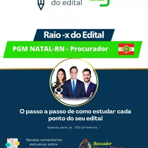 Imagem de capa para o Curso online PGM NATAL-RN - Reta Final - Raio-X do Edital - Procurador do Município de Natal- RN