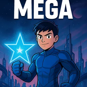 Imagem de capa para o Ebook O Incrível Mundo do Super Mega: E-book de Aventuras para Jovens e Adultos