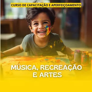 Imagem de capa para o Curso online (MRA) Curso de Capacitação e Aperfeiçoamento em Música, Recreação e Artes - Certificado de 360 horas