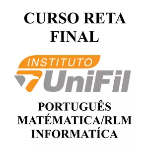 Imagem de capa para o Curso online RETA FINAL CONCURSO INSTITUTO UNIFIL