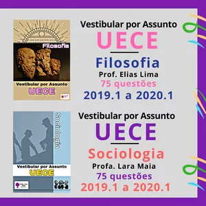 Imagem de capa para o Ebook Vestibular por Assunto UECE (Filosofia e Sociologia)