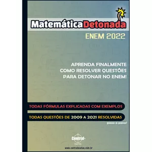 Imagem de [Livro em PDF] Matemática Detonada - ENEM 2022 criado por Central Exatas na hotmart