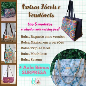 Imagem de capa para o Curso online Bolsas Fáceis e Vendáveis