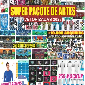 Imagem de capa para o Ebook  ﻿﻿﻿Super Pacote de artes + CURSOS DE SUBLIMAÇÃO TOTAL E COREL DRAW