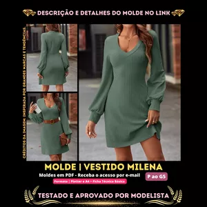 Imagem de capa para o Curso online ✨[Molde em PDF] - Vestido Milena. ID 3667677