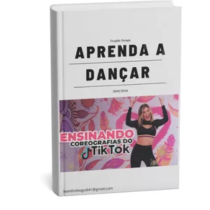 Imagem de capa para o Ebook APRENDA DANÇAS DO TIKTOK  EM 5 PASSOS.