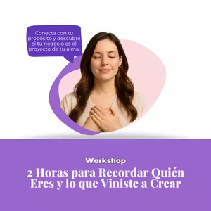 Imagen de portada para Curso online Workshop: 2 Horas para Recordar Quién Eres y lo que Viniste a Crear