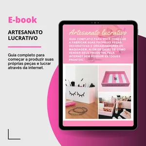 Imagem de capa para o Ebook Artesanato Lucrativo